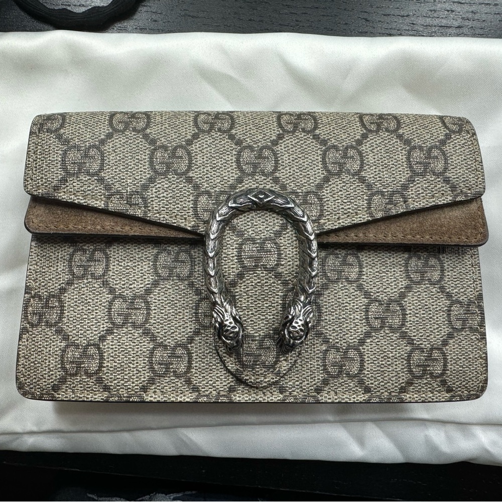 GUCCI DIONYSUS GG SUPREME SUPER MINI BAG